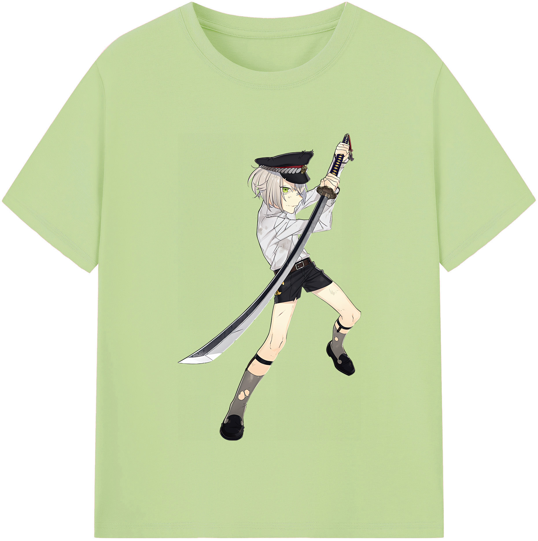 （画像用） 刀剣乱舞 Touken Ranbu 綿100％半袖Tシャツ（フロントプリント）